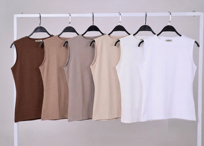Sleeveless cotton Basic