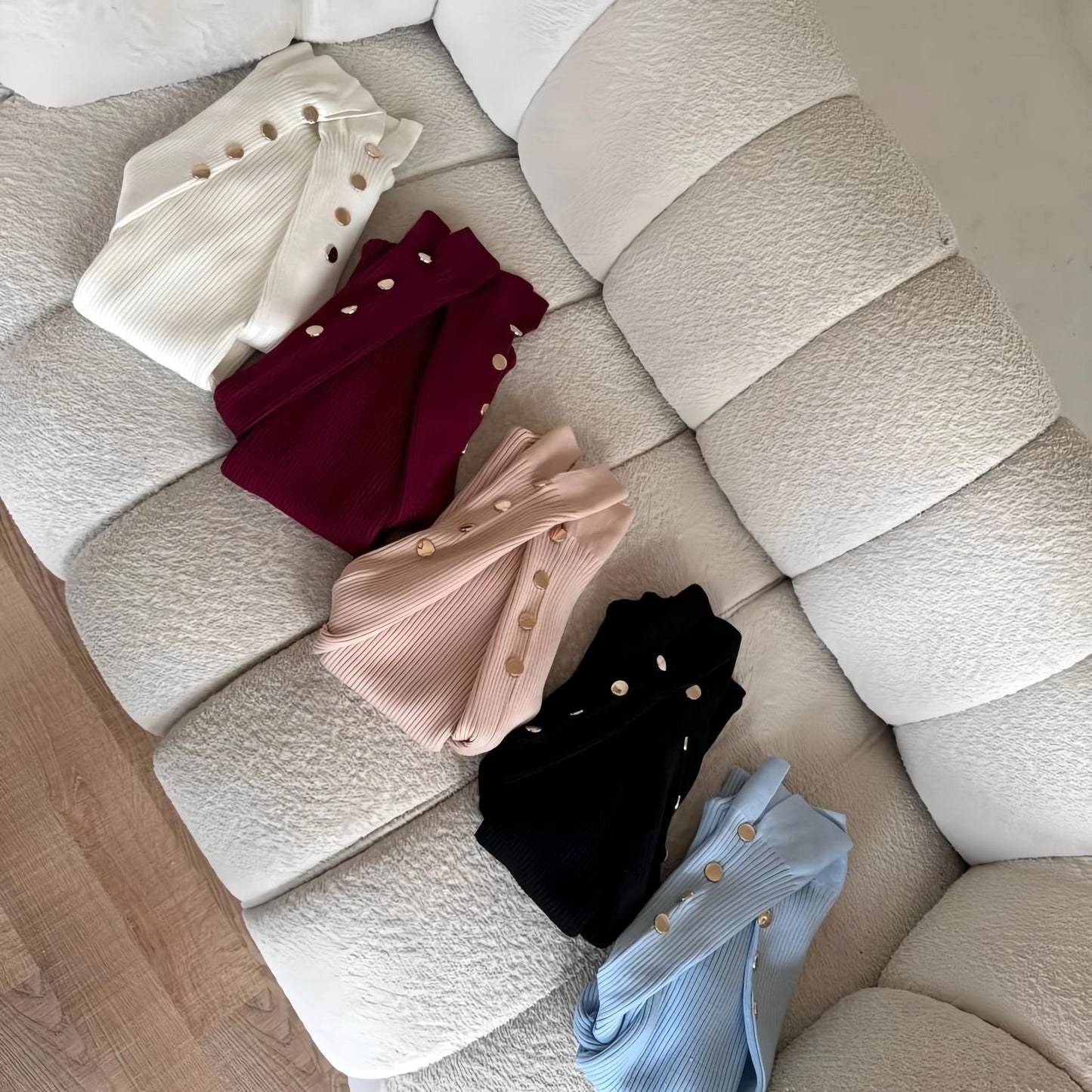 Half button pullover
