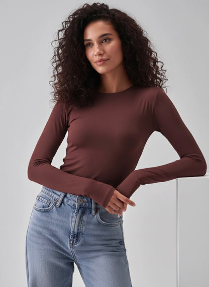 Long-Sleeve Cotton Basic