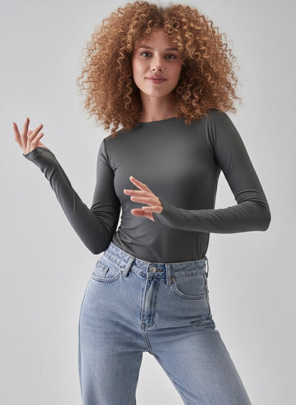 Long-Sleeve Cotton Basic