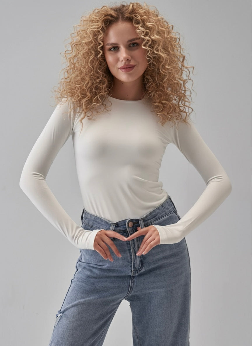 Long-Sleeve Cotton Basic
