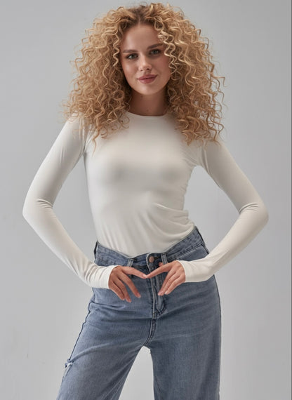 Long-Sleeve Cotton Basic