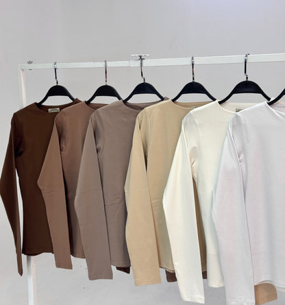Long-Sleeve Cotton Basic