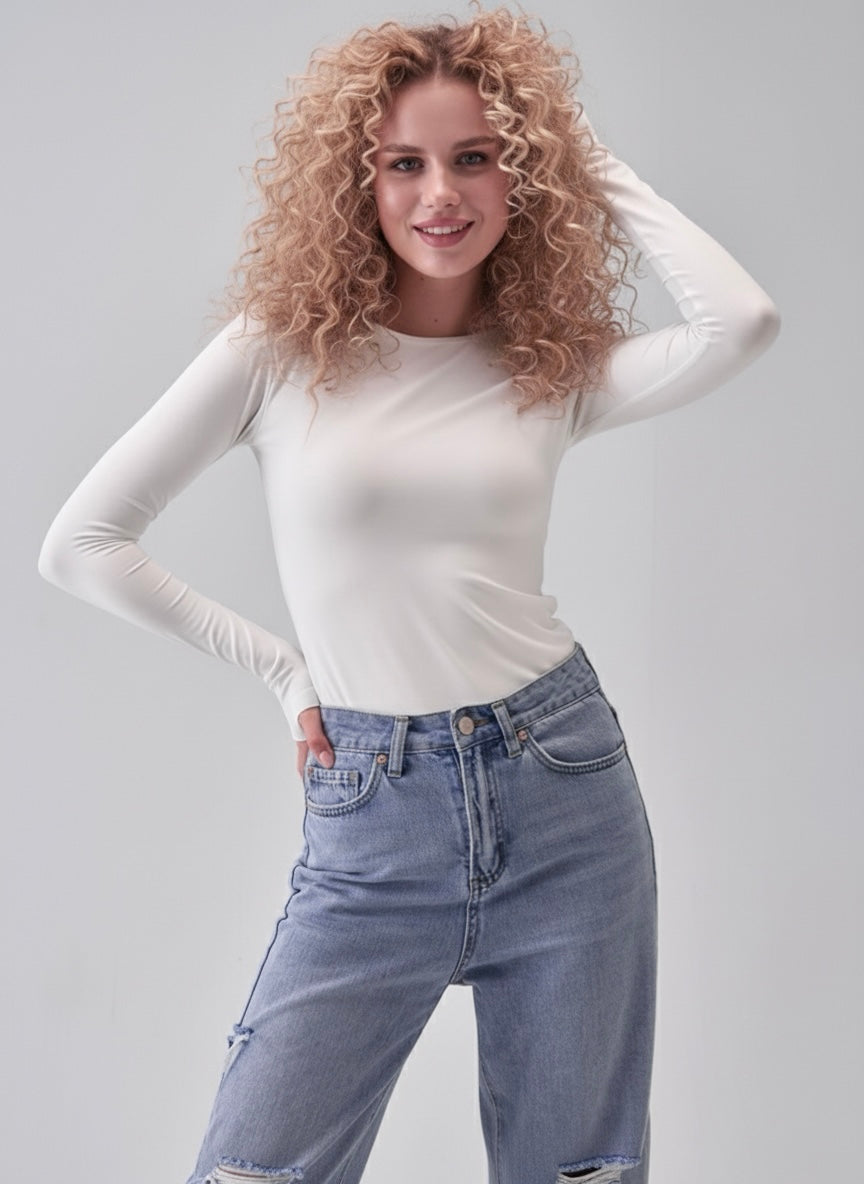 Long-Sleeve Cotton Basic