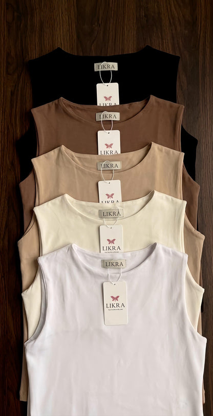 Sleeveless cotton Basic