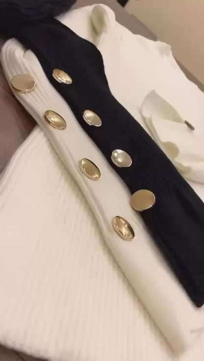 Half button pullover